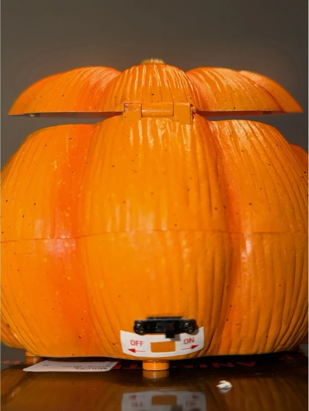Jack O Lantern Candy Bowl Pumpkin Animated Sensor Lighted Talking Department 56